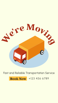 Truck Moving Services Instagram story Image Preview