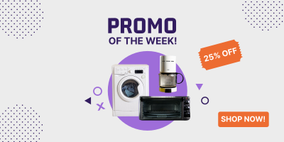 Appliance Store Promo  Twitter post Image Preview