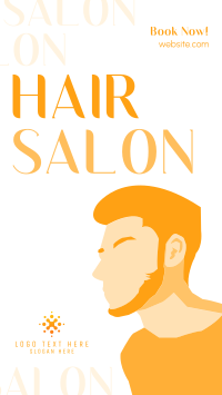 Minimalist Hair Salon TikTok video Image Preview