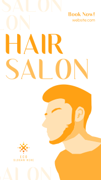 Minimalist Hair Salon Video Image Preview