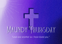 Holy Week Maundy Thursday Postcard Image Preview
