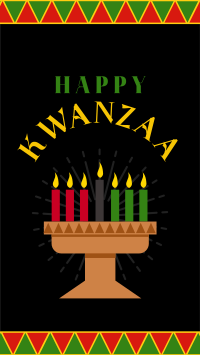Happy Kwanzaa Instagram story Image Preview