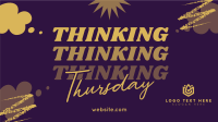 Quirky Thinking Thursday Facebook Event Cover Design