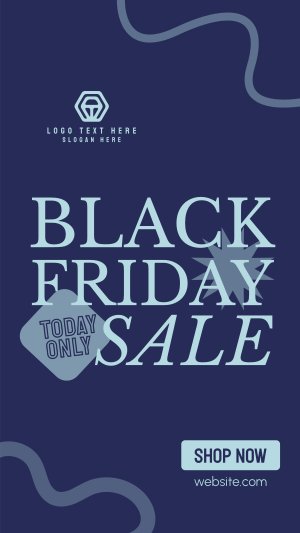 Black Friday Scribble Sale Instagram story Image Preview