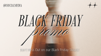 Black Friday Minimalist Promo Animation Design