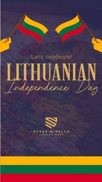 Modern Lithuanian Independence Day Facebook Story Image Preview