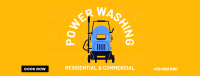 Pressure Washer Facebook cover Image Preview