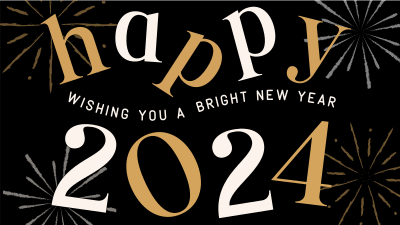 Bright New Year Facebook event cover Image Preview