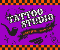Checkerboard Tattoo Studio Facebook Post Design