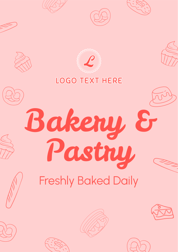 Bakery And Pastry Shop Flyer Design Image Preview