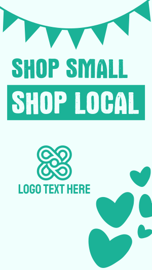 Shop Small Shop Local Facebook story