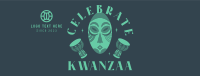 Kwanzaa African Mask  Facebook cover Image Preview