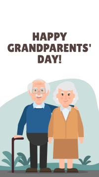Happy Grandparents Day! Instagram Story Design