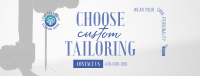 Choose Custom Tailoring Facebook Cover Design