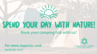 Camping Services Facebook Event Cover Design