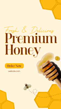 Premium Fresh Honey Facebook Story Design