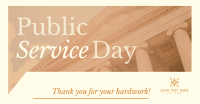 Public Service Day Facebook Ad Design