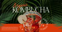 Organic Kombucha Facebook Ad Design