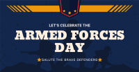 Armed Forces Day Greetings Facebook Ad Design