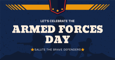 Armed Forces Day Greetings Facebook ad Image Preview