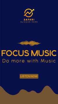 Focus Playlist Instagram story Image Preview