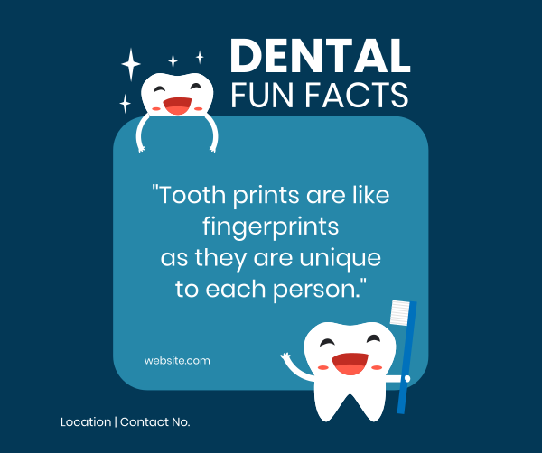 Dental Facts Facebook Post Design Image Preview