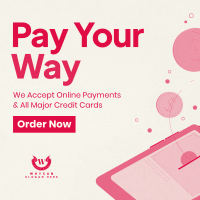 Digital Online Payment Instagram post Image Preview