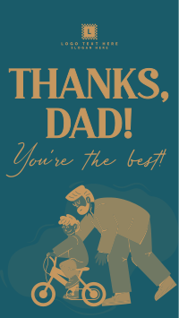 Thank You Best Dad Ever Instagram reel Image Preview