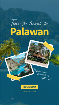 Palawan Paradise Travel Instagram Story Design