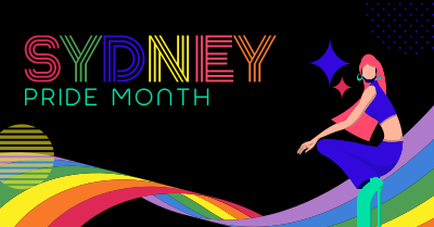 Sydney Pride Month Greeting Facebook ad Image Preview