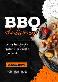 BBQ Delivery Poster Design