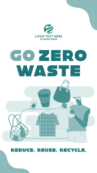 Practice Zero Waste Instagram Reel Design