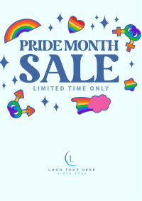 Pride Day Flash Sale Flyer Design