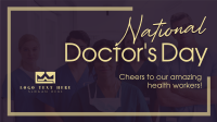 Celebrate National Doctors Day Animation Design