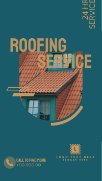 Roofing Service Instagram reel Image Preview