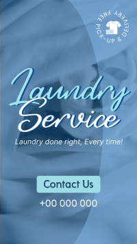 Professional Dry Cleaning Laundry Facebook Story Design