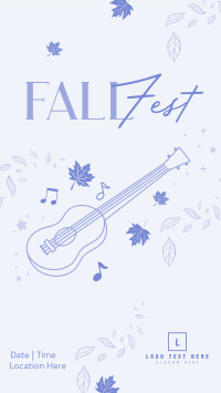 Fall Music Fest YouTube Short Design
