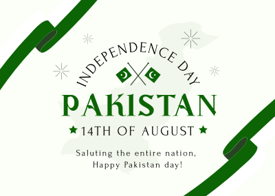 Pakistan Zindabad Postcard Image Preview