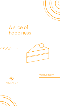A slice of happiness Facebook Story Image Preview