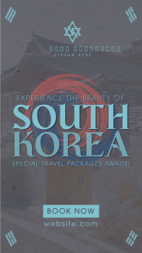 Korea Travel Package Facebook story Image Preview