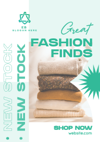 Great Fashion Finds Flyer Design