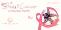 Supporting Cancer Heroes Twitter Post Design