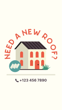 New House Roof Instagram Reel Design