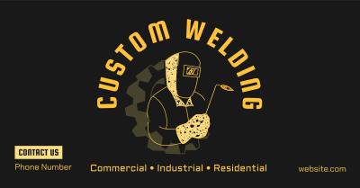 Custom Welding Badge Facebook ad Image Preview