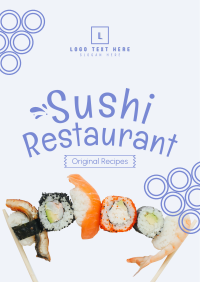 Sushi Bar Poster Design