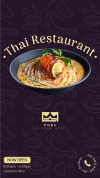 Thai Resto Facebook story Image Preview