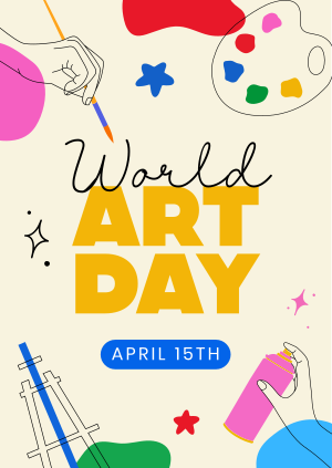 World Art Day Poster Image Preview