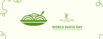 Tasty Pasta Bowl Facebook cover Image Preview