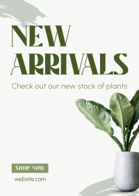 Minimalist Plant Alert Poster Design