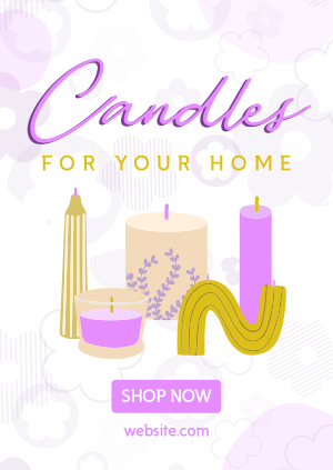 Fancy Candles Poster Image Preview